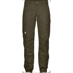 Fjallraven Alta Trousers G-1000 Women's EU/36 US/27-28 Olive/Brown Trekking